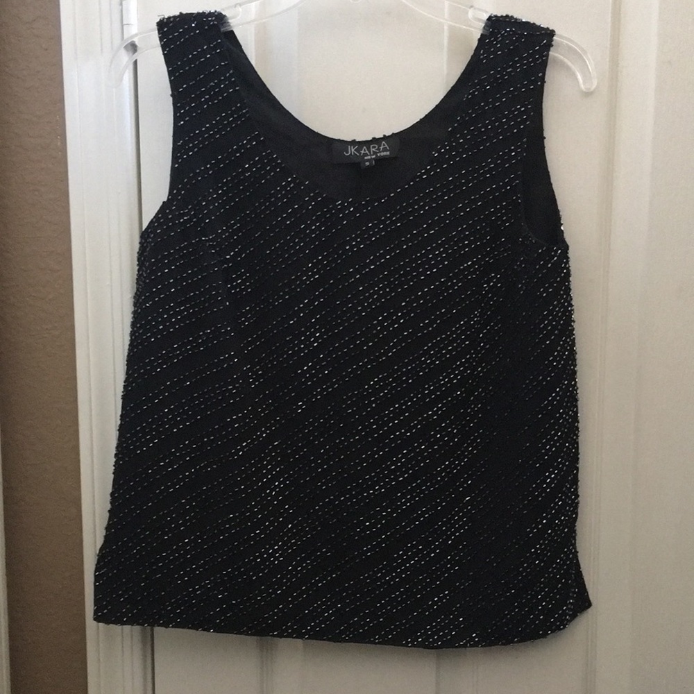 FINAL MARKDOWN J Kara beaded top (S)